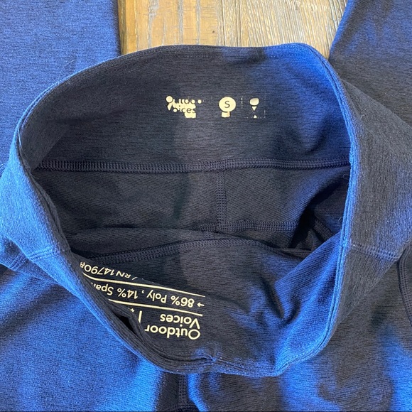 Outdoor voices warmup leggings heathered navy S - Picture 6 of 6